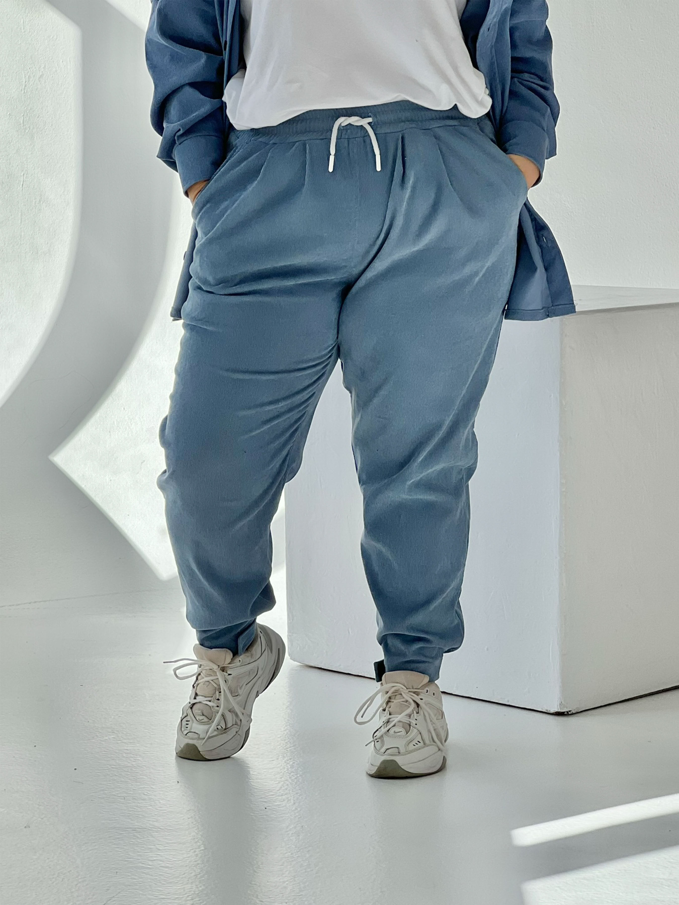 Брюки повседневные IJ модель ij-pants-lip-velvet-blue Фото