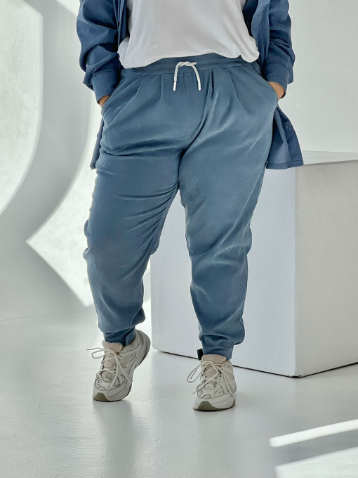 Повсякденні штани IJ модель ij-pants-lip-velvet-blue Фото