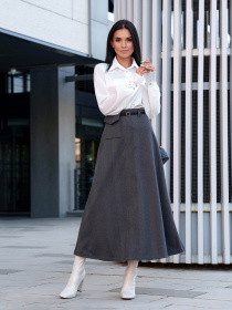 Юбка макси Jadone Fashion модель Spidnytsya_Flari_hrafit Фото