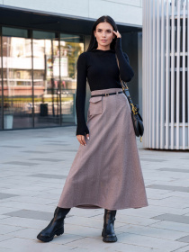 Юбка макси Jadone Fashion модель Spidnytsya_Flari_korich Фото