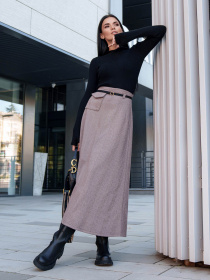 Юбка макси Jadone Fashion модель Spidnytsya_Flari_korich Фото