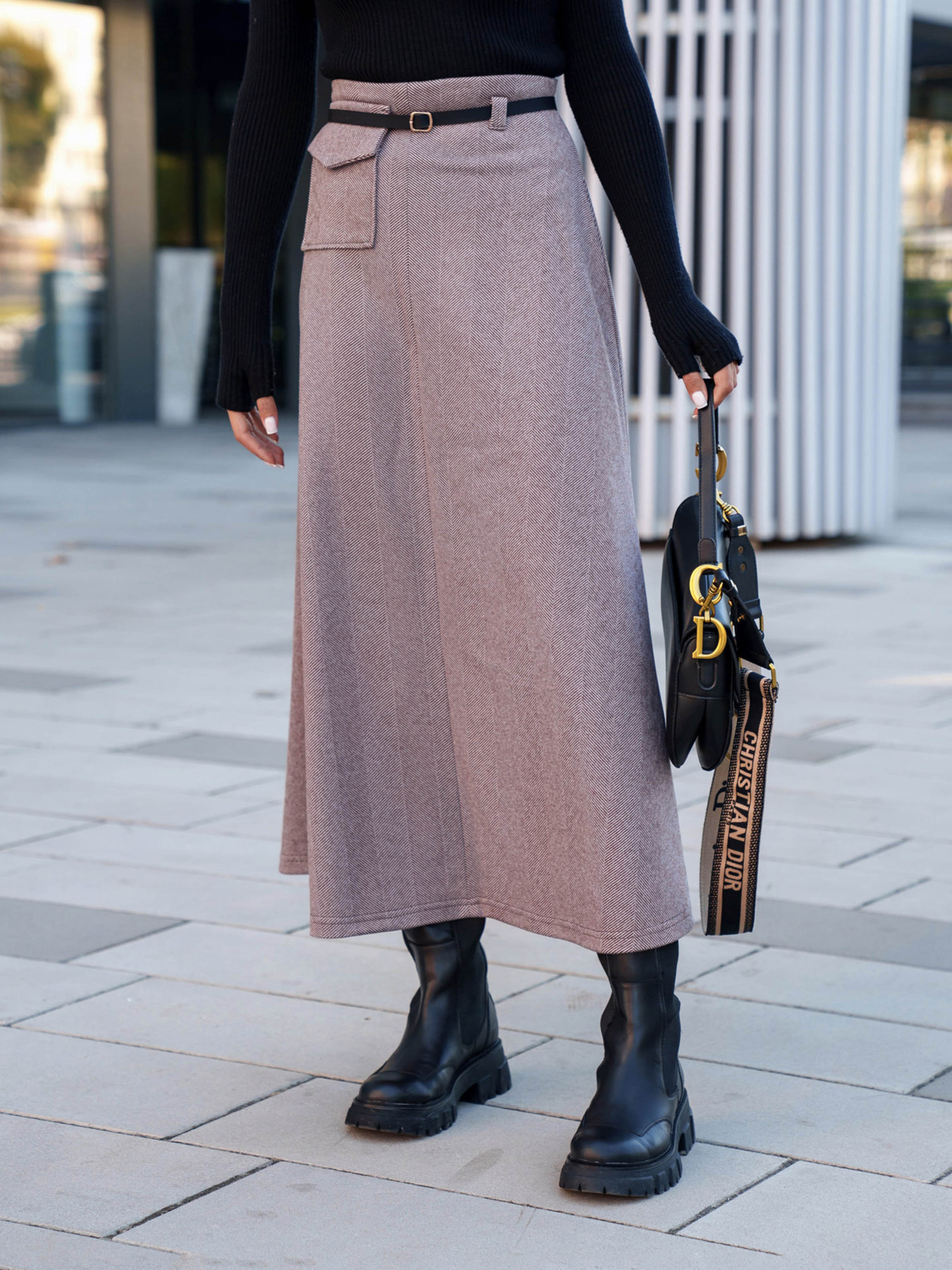 Юбка макси Jadone Fashion модель Spidnytsya_Flari_korich Фото