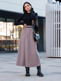 Юбка макси Jadone Fashion модель Spidnytsya_Flari_korich Фото