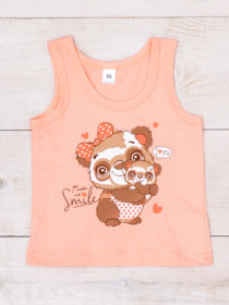 Майка для дома Носи своє модель 6072-001-33-5-panda-persik Фото