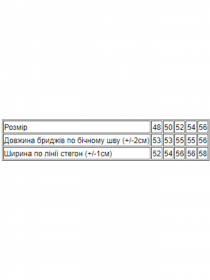 Шорты Носи своє модель 8123-002-rombi-chornilxno-sinj Фото