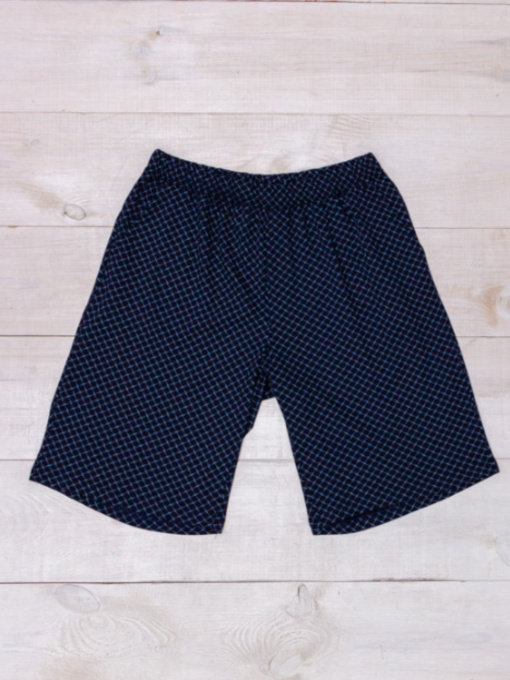 Повседневные шорты Носи своє модель 8123-002-rombi-chornilxno-sinj Фото