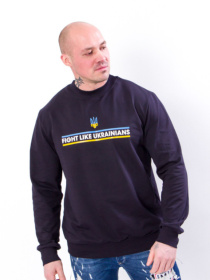 Свитшот Носи своє модель 8167-T-chornilxno-sinj-gerb Фото