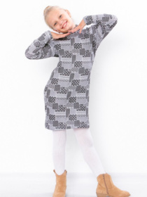 Платье мини Носи своє модель 6316-063-rombi-na-blomu Фото