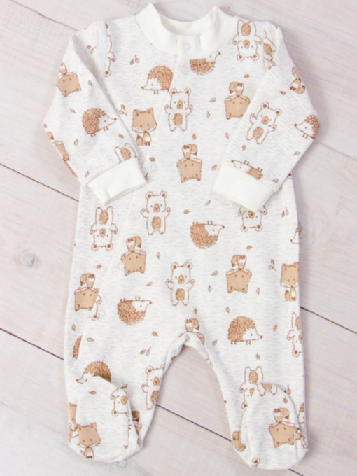 Нательный комбинезон Носи своє модель 5032-024-4-zvrqta-molochnij Фото