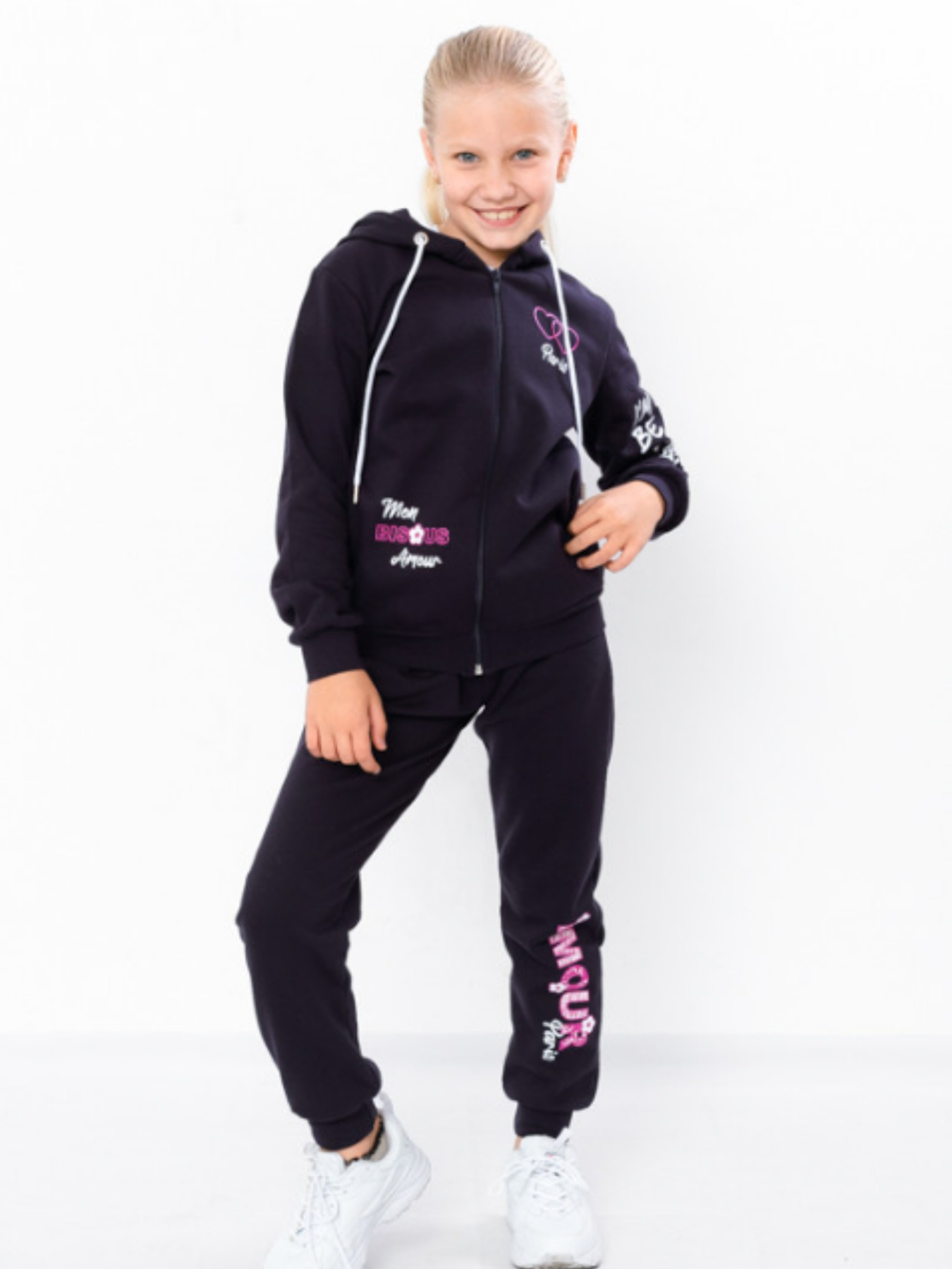 Спортивный костюм Носи своє модель 6018-023-33-chornilxno-sinj Спортивный костюм Носи своє модель 6018-023-33-chornilxno-sinj Фото