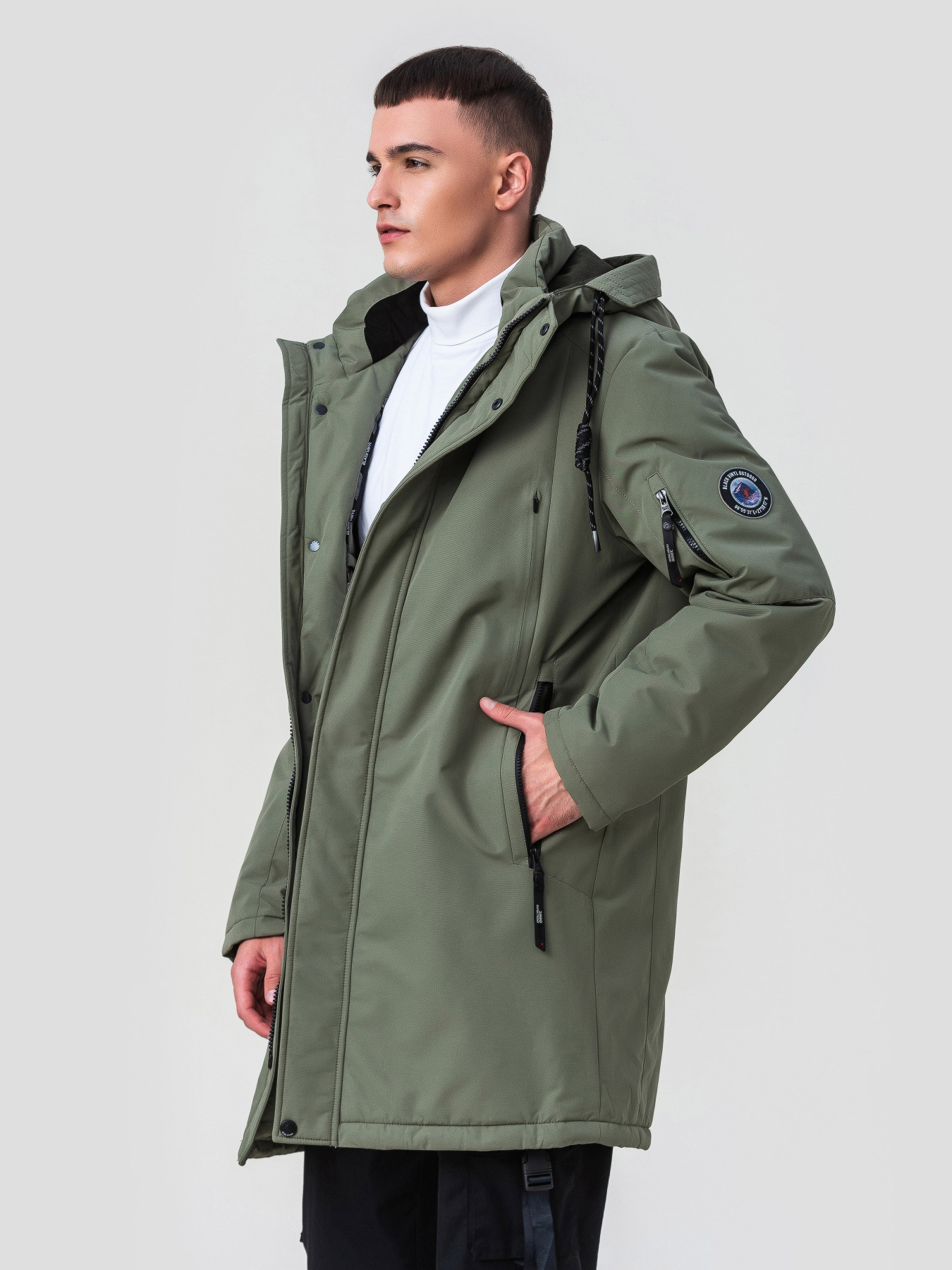 Парка BLACK VINYL модель 23-2281 Фото