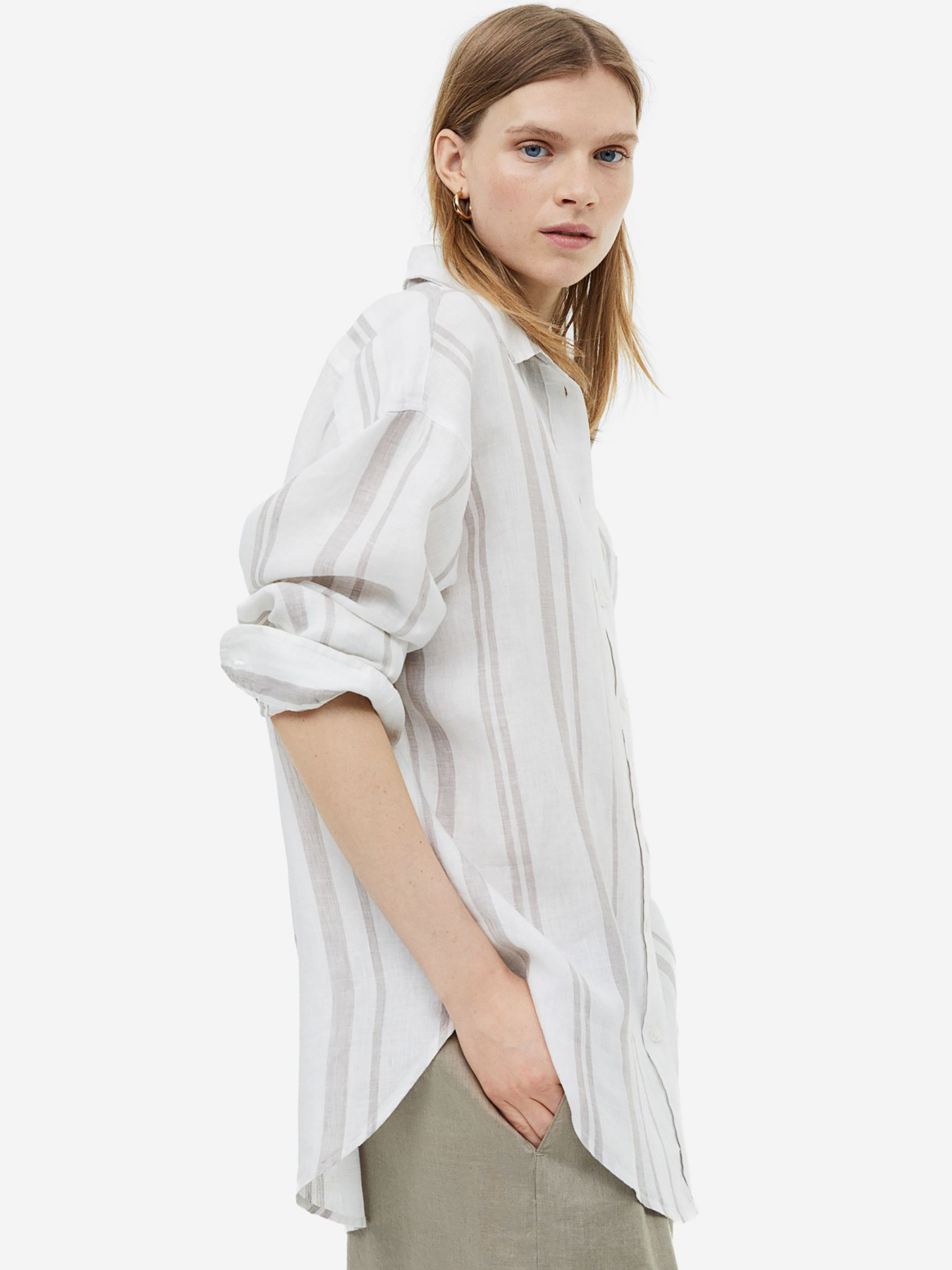 Рубашка повседневная H&M модель 69743 Фото