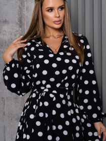 Платье мини ISSA Plus модель 14225_черный Фото