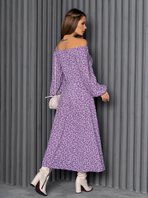 Сукня максі ISSA Plus модель 14252_мультиколор Фото