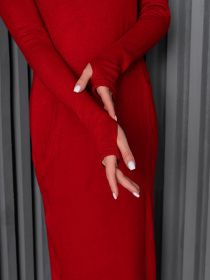 Сукня максі ISSA Plus модель 14227_красный Фото