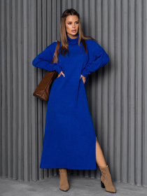 Платье макси ISSA Plus модель 14232_синий Платье макси ISSA Plus модель 14232_синий Фото