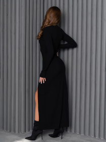 Платье макси ISSA Plus модель 14226_черный Платье макси ISSA Plus модель 14226_черный Фото