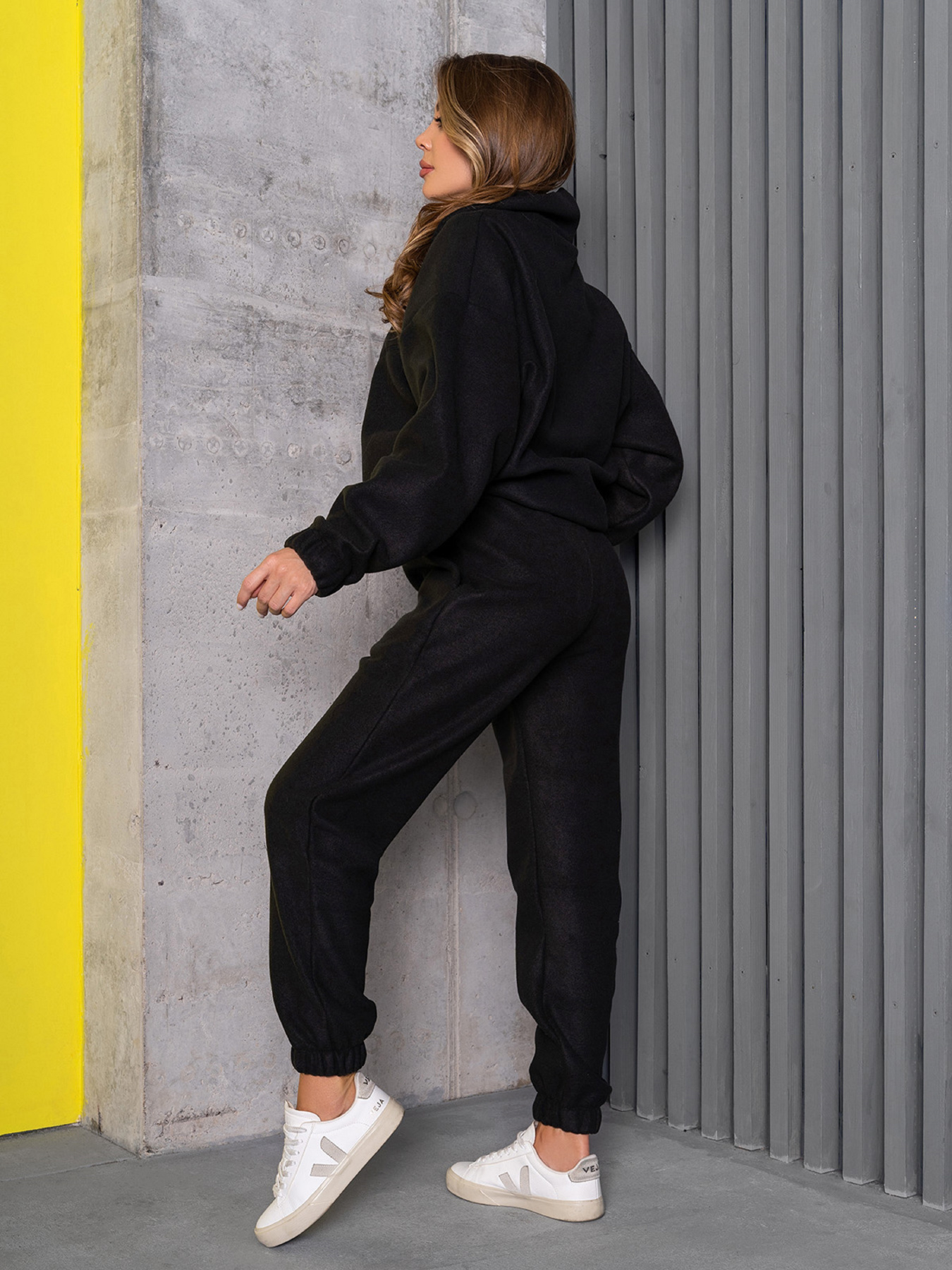 Повседневный костюм ISSA Plus модель 13637_черный Фото