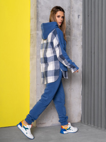 Повсякденний костюм ISSA Plus модель SA-322A_синий Фото