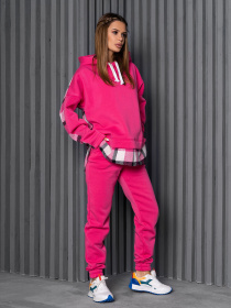 Костюм ISSA Plus модель SA-322A_малиновый Фото