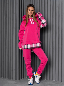 Костюм ISSA Plus модель SA-322A_малиновый Фото