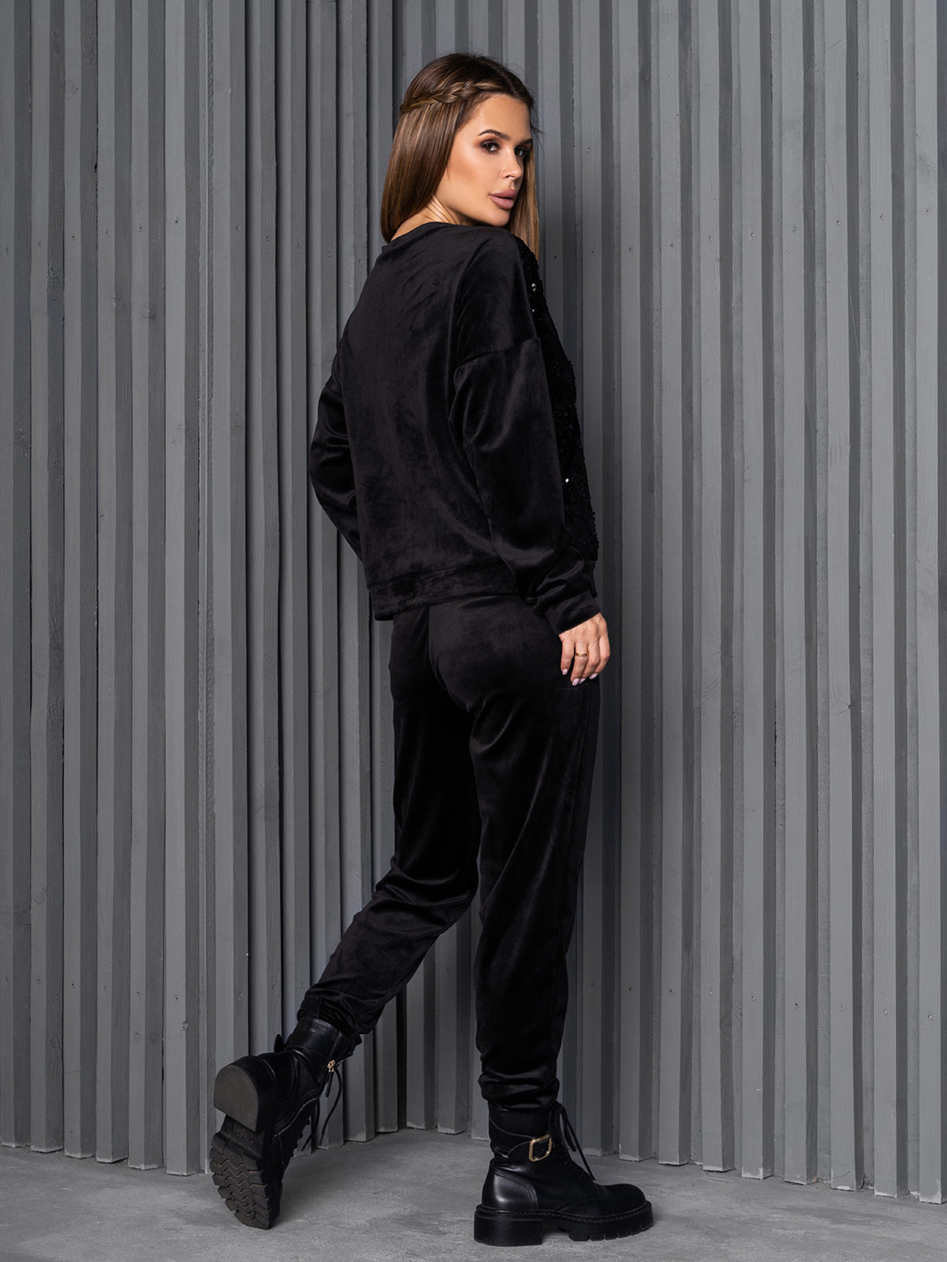 Костюм ISSA Plus модель 14235_черный Фото