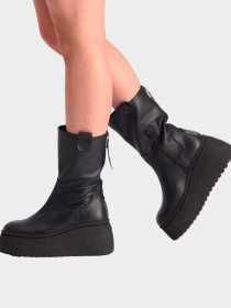 Ботинки и сапоги Steve Madden модель SM11002058 BLACK LEATHER Фото