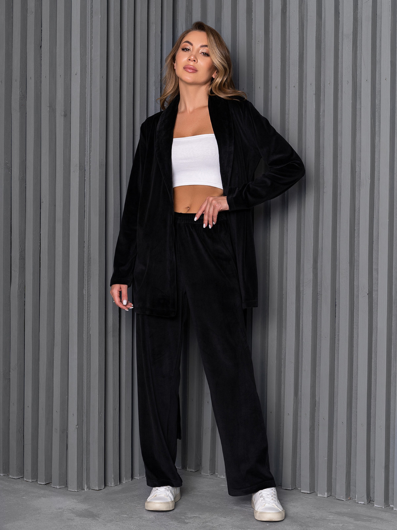 Пижама ISSA Plus модель 13666_черный Фото