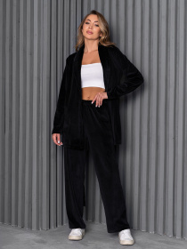 Пижама ISSA Plus модель 13666_черный Фото