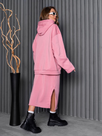 Костюм ISSA Plus модель 13662_розовый Фото