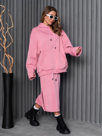 Костюм ISSA Plus модель 13662_розовый Фото