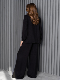 Діловий костюм ISSA Plus модель 14228_черный Фото