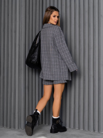 Костюм ISSA Plus модель 14238_серый Фото