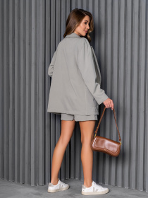 Повсякденний костюм ISSA Plus модель 14241_оливковый Повсякденний костюм ISSA Plus модель 14241_оливковый Фото