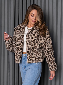 Шуба ISSA Plus Модель 14245_мультиколор Фото