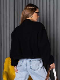 Бомбер ISSA Plus модель 14262_черный Фото