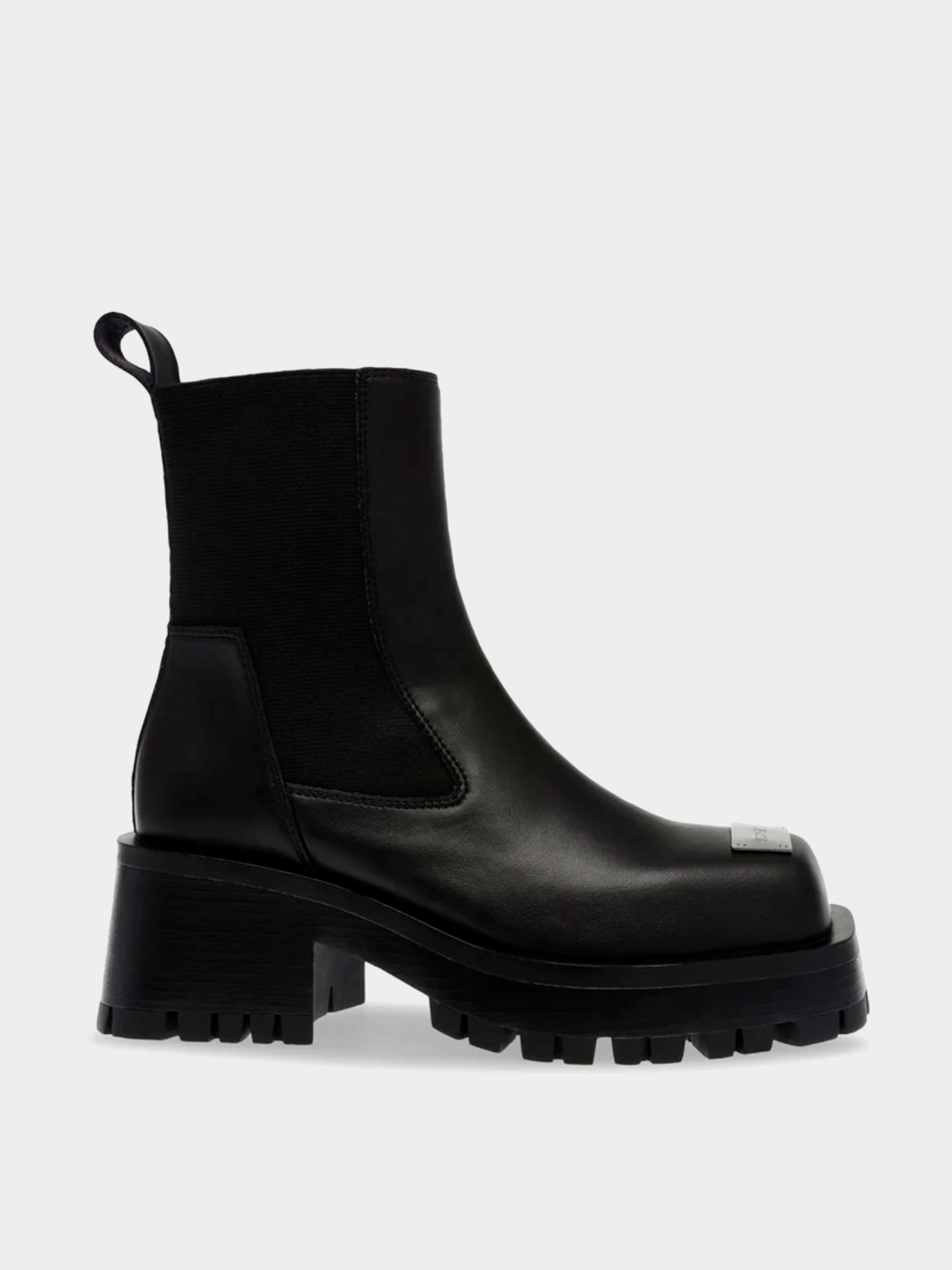 Ботинки и сапоги Steve Madden модель SM19000045 BLACK LEATHER - фото