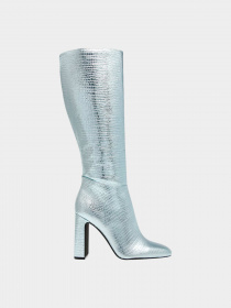 Бәтеңке мен етіктер Steve Madden үлгі SM11002627 SILVER CROCO Фото