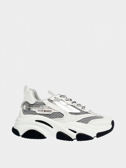 Кроссовки Steve Madden модель SM19000033 SILVER/WHITE Фото