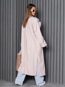 Пальто ISSA Plus модель 14247_молочный Фото