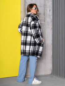 Пальто ISSA Plus модель 14269_мультиколор Фото