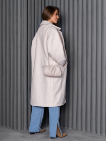 Пальто ISSA Plus модель 14271_молочный Фото