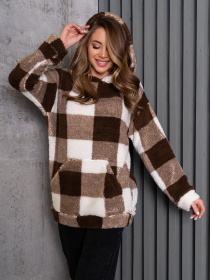 Худи ISSA Plus модель 14229_бежевый Фото