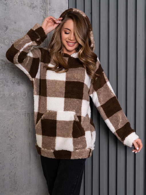 Худі ISSA Plus модель 14229_бежевый Фото