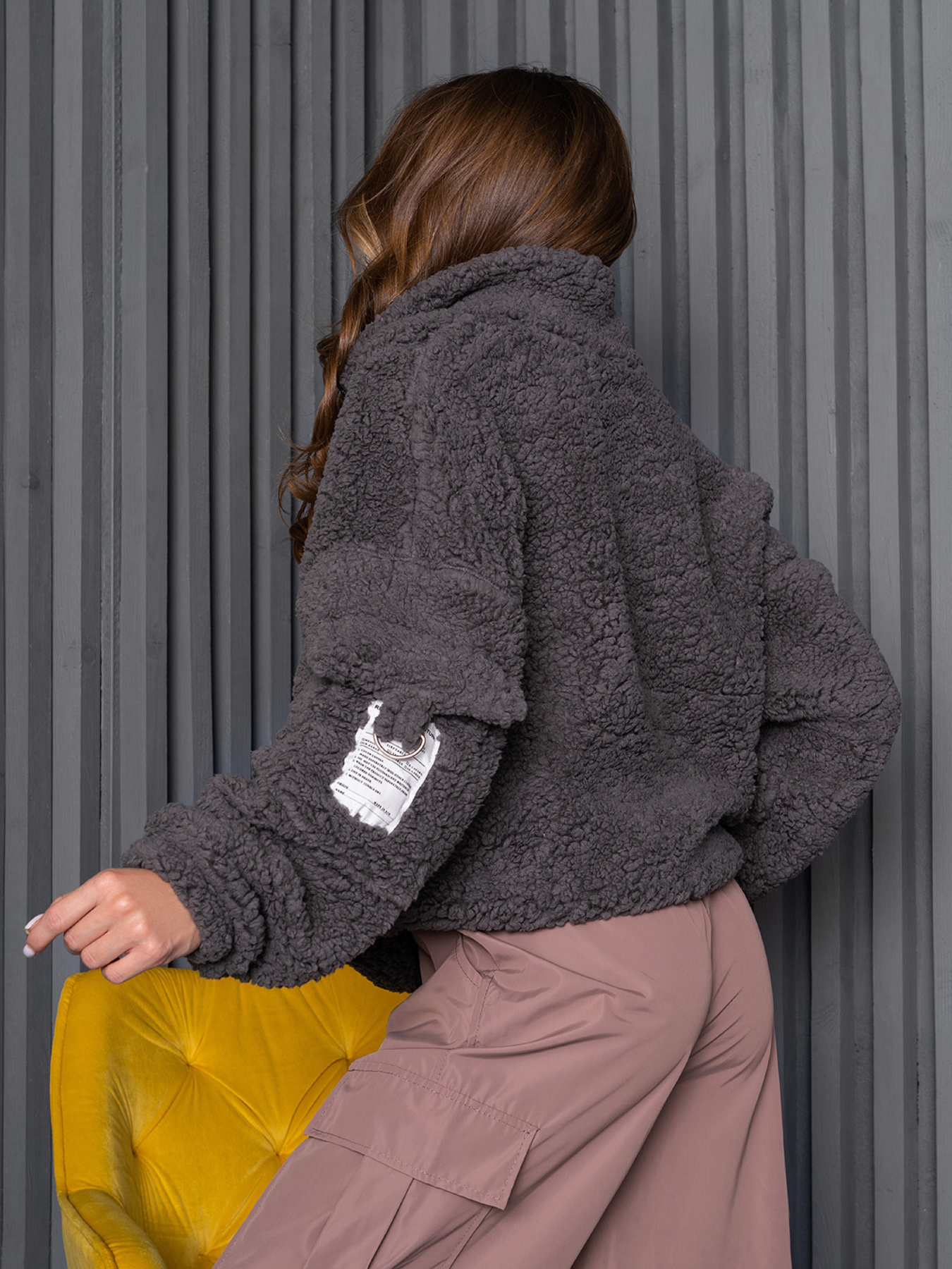 Кофта ISSA Plus модель SA-489_серый Фото