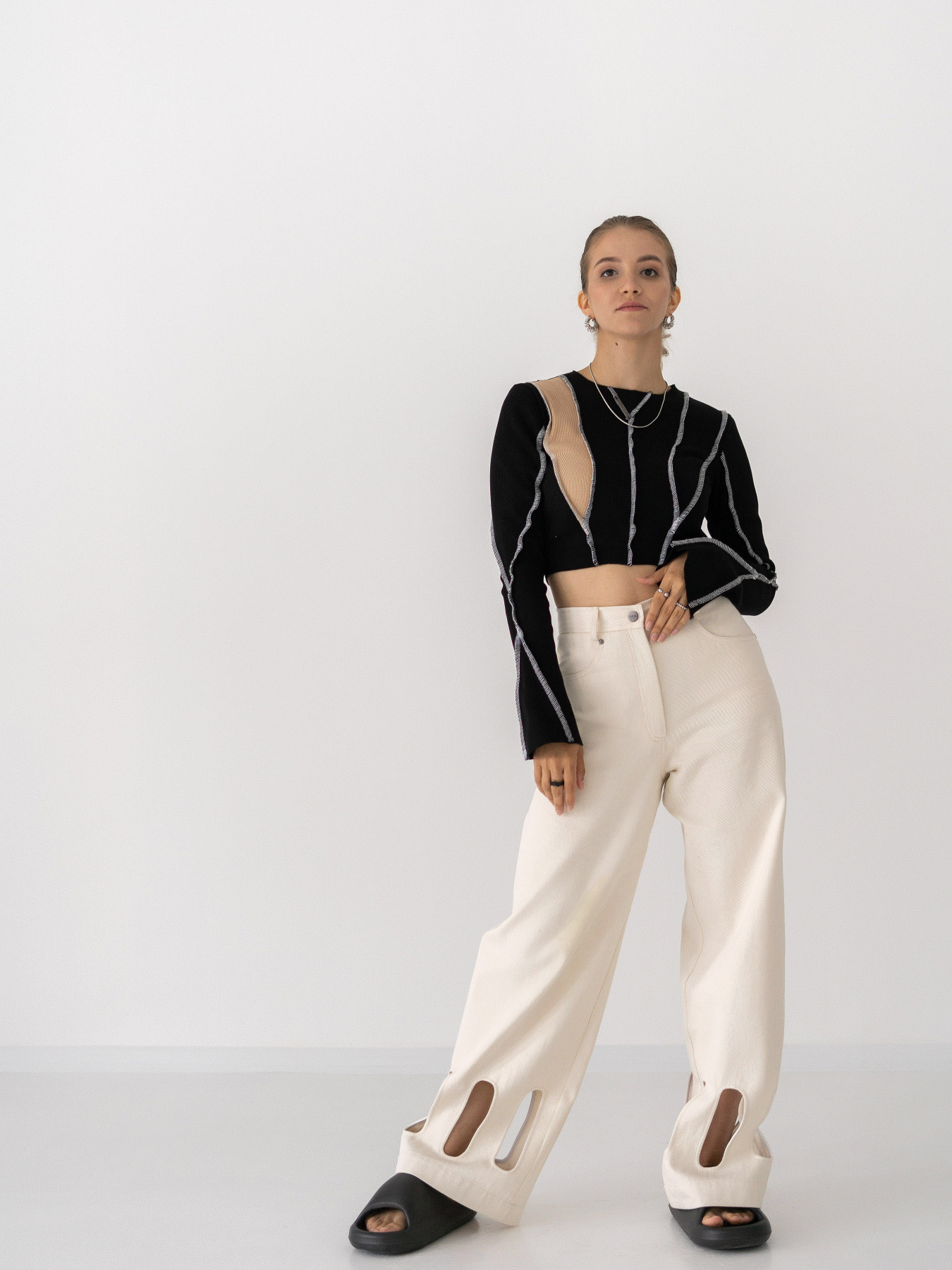 Широкие джинсы 7/11 Seven Eleven модель SE24JnHls_Bg Фото