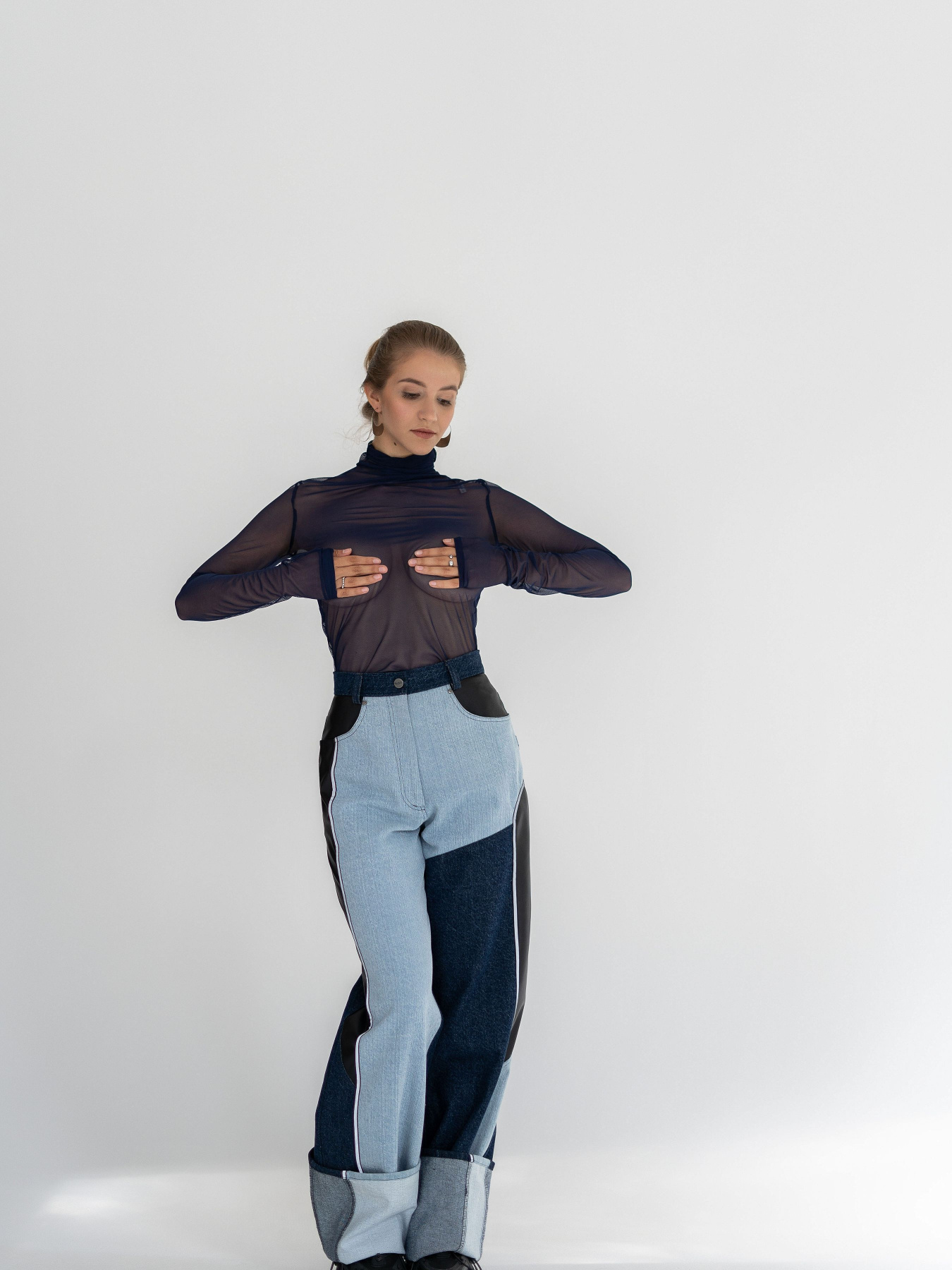 Широкі джинси 7/11 Seven Eleven модель SE24Jns3clr_B Фото