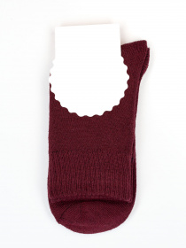 Носки ISSA Plus модель NS-346_бордовый Фото