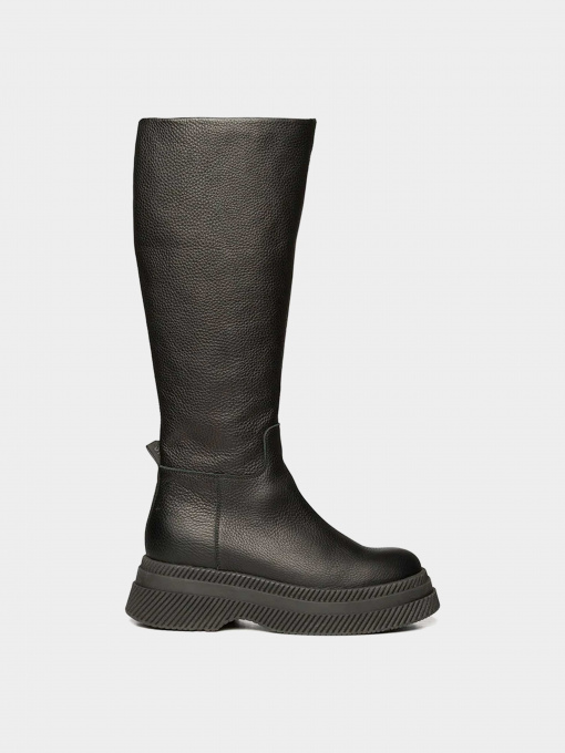 Бәтеңке мен етіктер Steve Madden үлгі SM11002676 BLACK LEATHER Фото