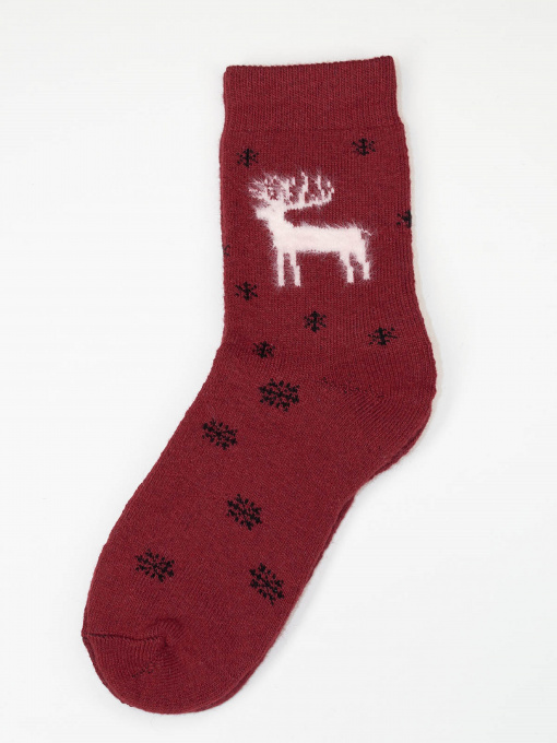 Шкарпетки ISSA Plus модель NS-348_бордовый Фото